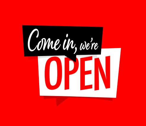 We Are Open